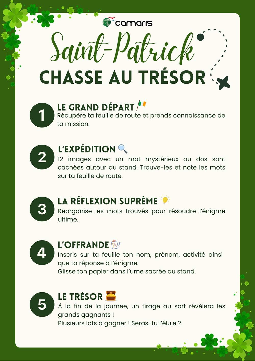 Chasse au trésor Saint-Patrick
