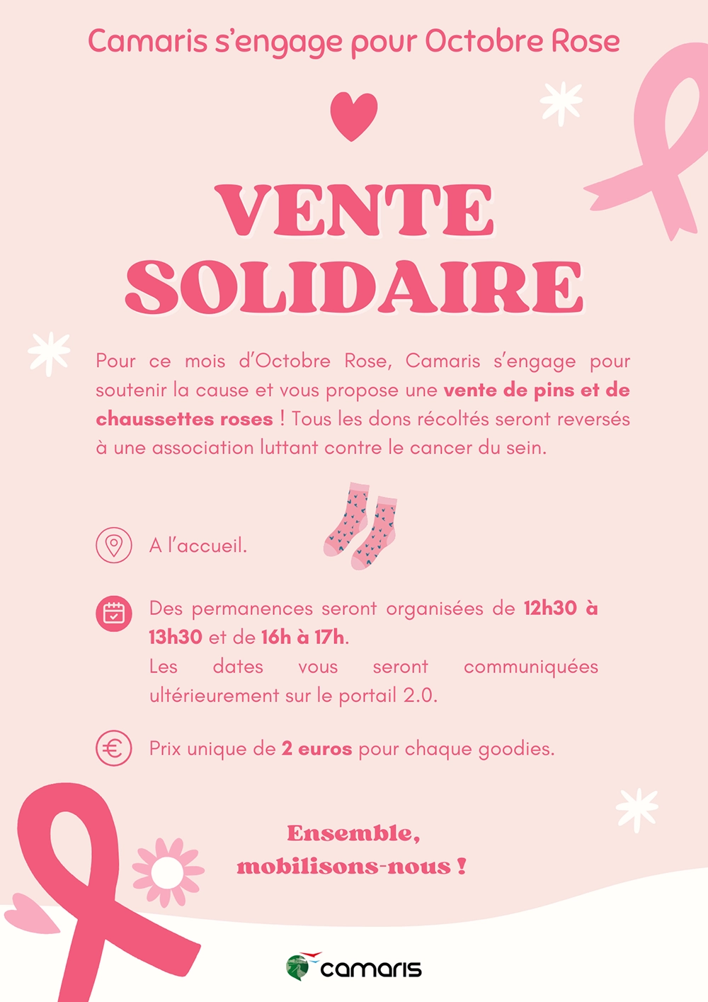 Affiche Octobre Rose